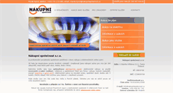 Desktop Screenshot of nakupnispolecnost.cz
